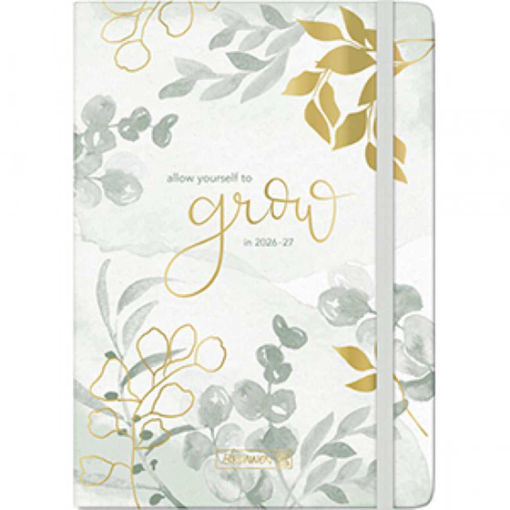 Picture of BRUNNEN A5 SCHOLASTIC DIARY 26/27 TEXTILE BLOOM